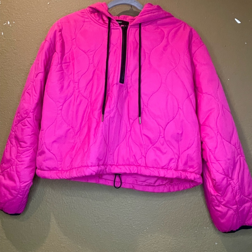 Forever 21 Pink Puffer Jacket